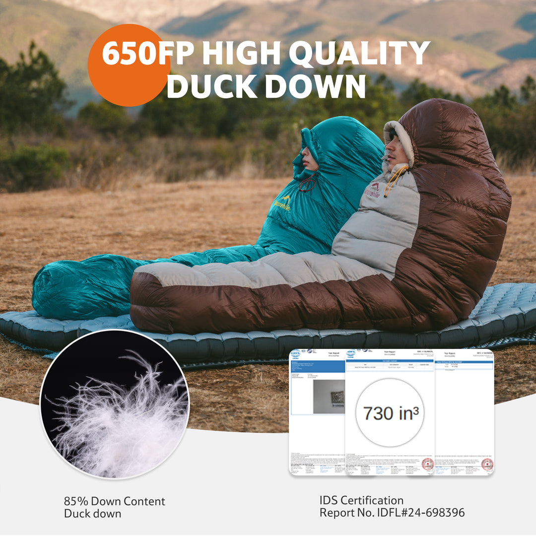 Snowbird™ SP550 Down Mummy Sleeping Bag 29.3°F / -1.5°C - Naturehike
