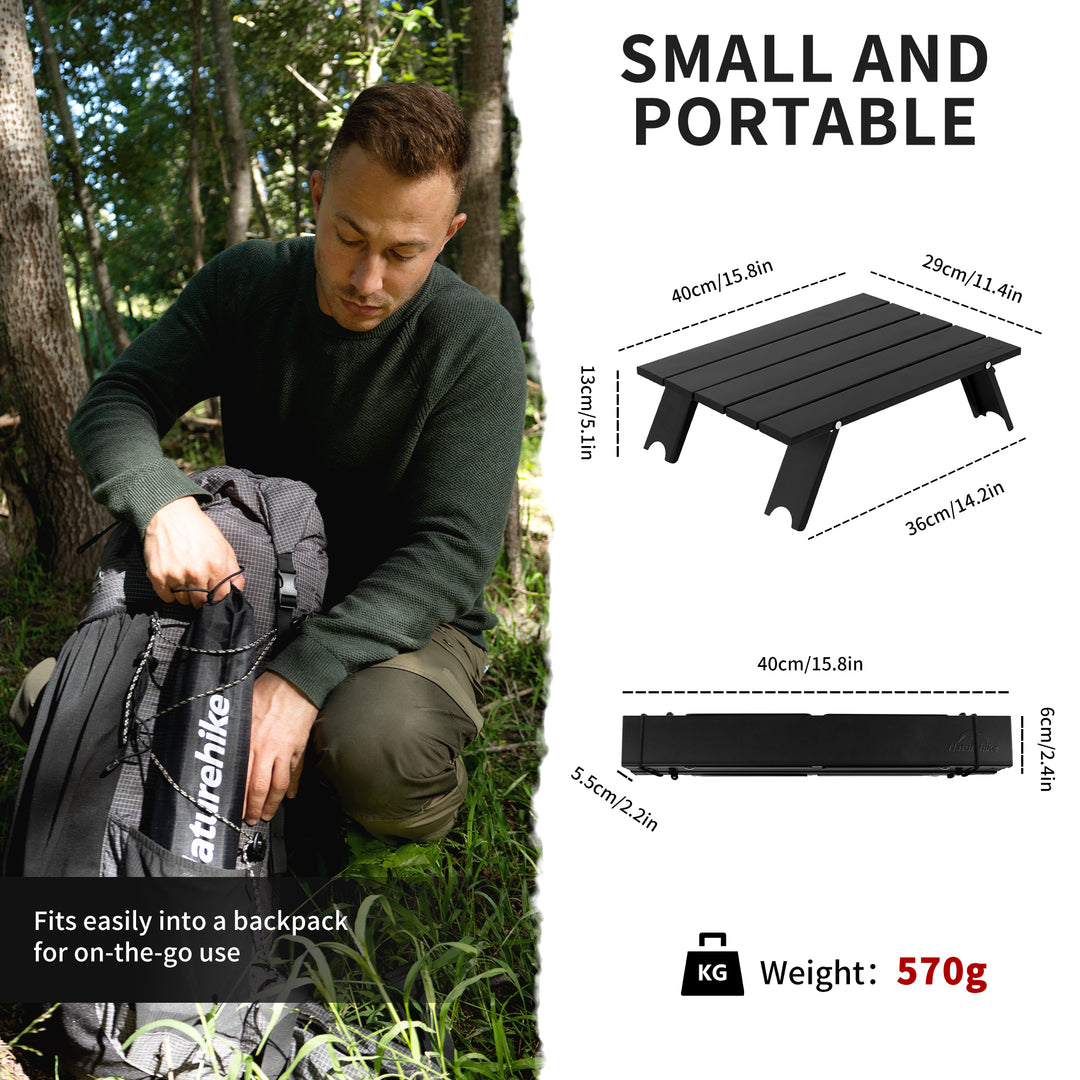 StarCore™ Aluminum Folding Camping Table - Naturehike