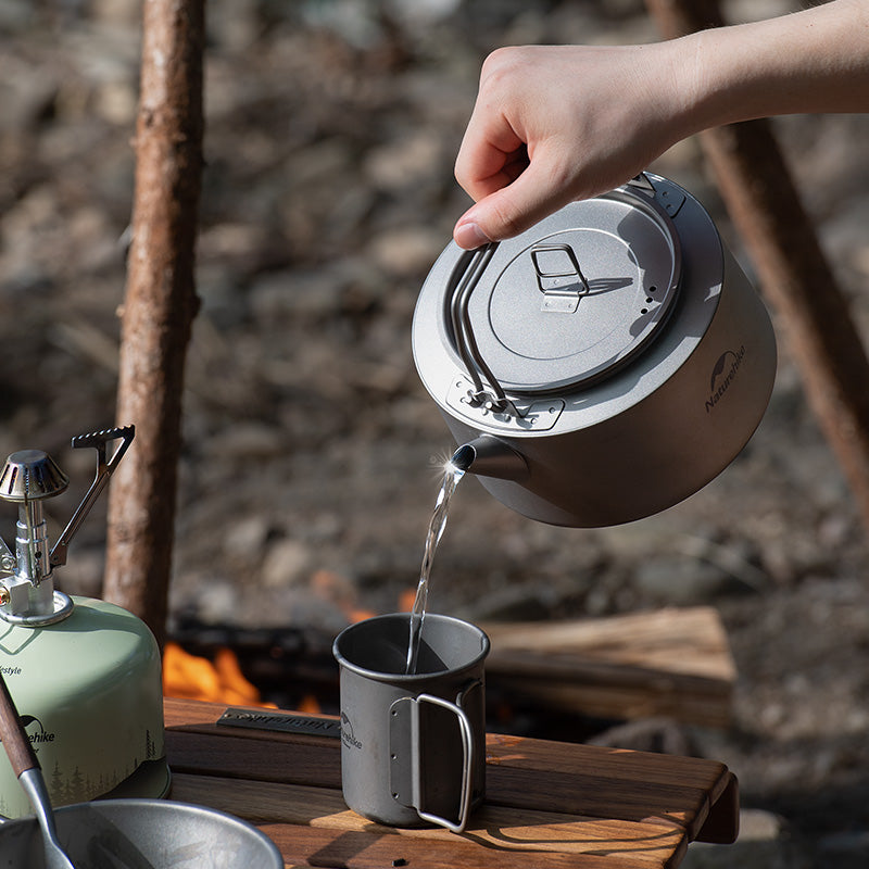 Lotte Pure Titanium Camping Kettle 0.8L - Naturehike