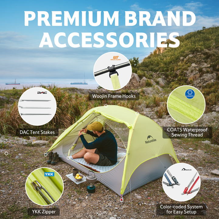Star River™ EXT 2-Person Ultralight Backpacking Tent - Naturehike