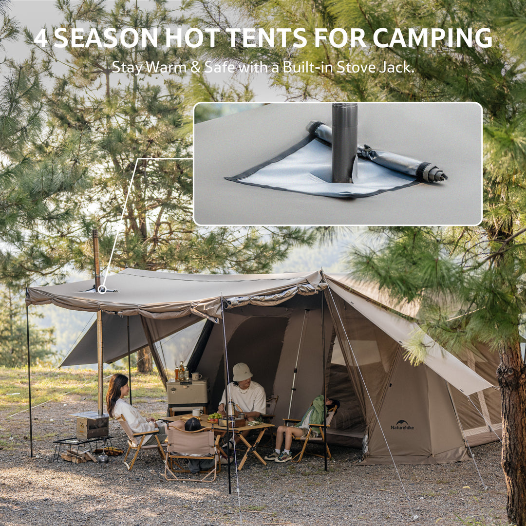 Village™ 13 PRO 6-Person Instant Cabin Tent - Naturehike