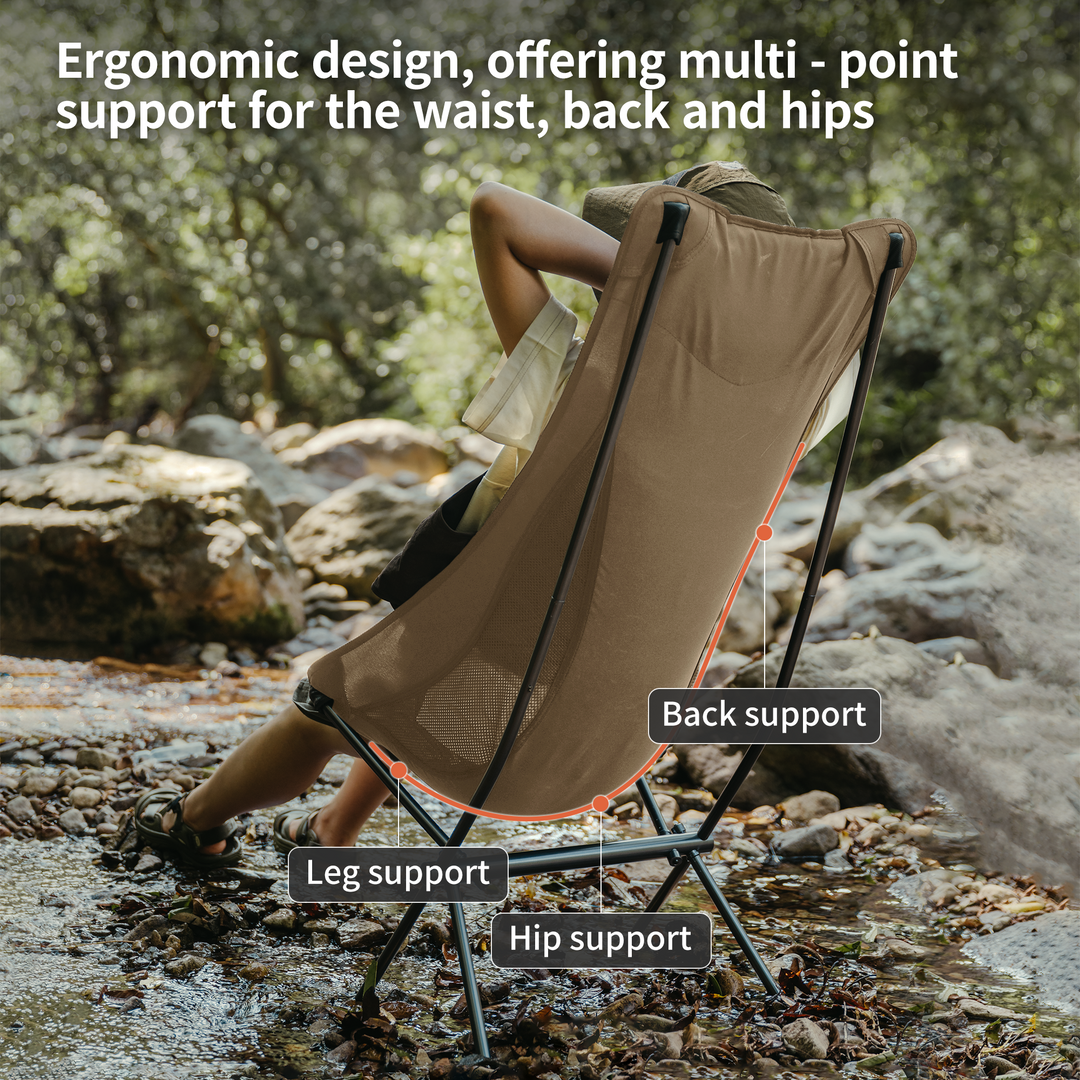 PeakLite™ YL03 Ultralight Foldable Camping Chair L - Naturehike