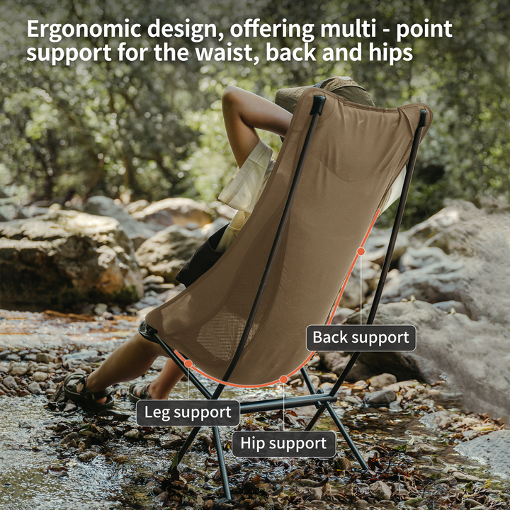 PeakLite™ YL03 Ultralight Foldable Camping Chair L - Naturehike