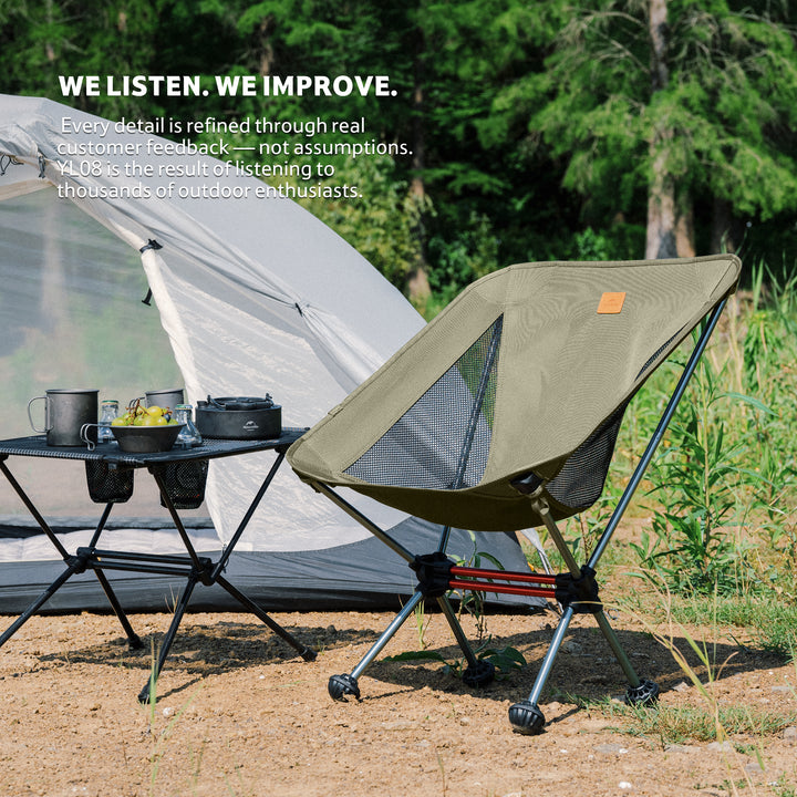 PeakLite™ YL02 Ultralight Foldable Camping Chair - Naturehike