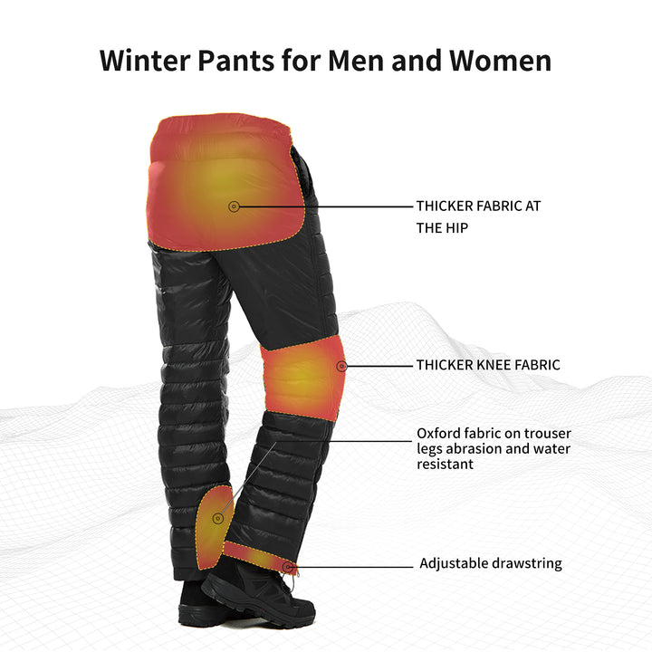 Yushang™ Dual Side Zip Duck Down Pants - Naturehike