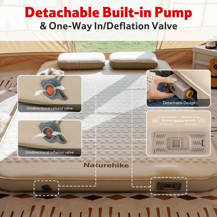 Yugu™ Self-Inflating Sleeping Pad with Built-in Pump - Naturehike