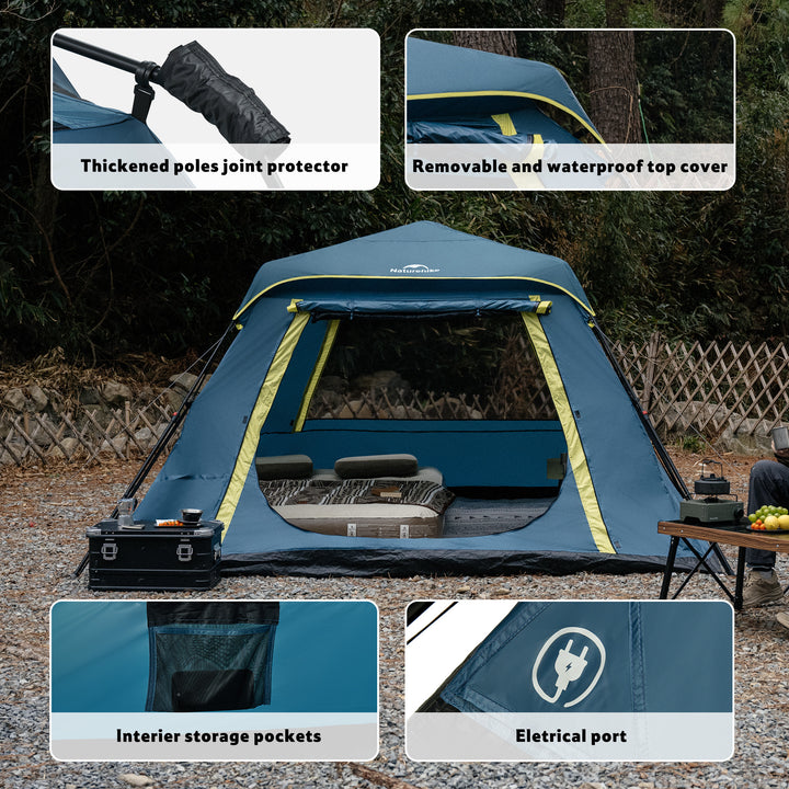 Cape™ Lite 6-Person Instant Cabin Tent - Naturehike
