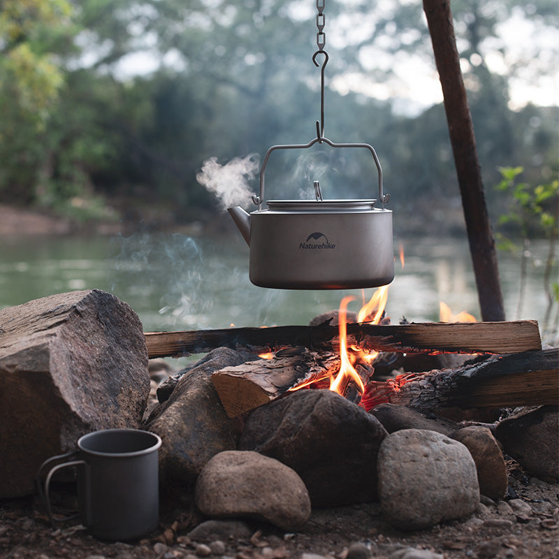 Lotte Pure Titanium Camping Kettle 0.8L - Naturehike