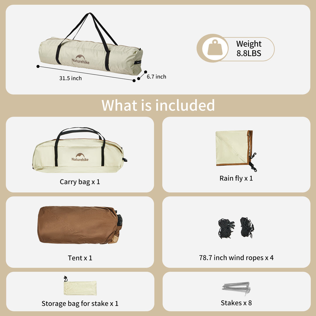 Ango™ Picnic Instant Camping Tent - Naturehike