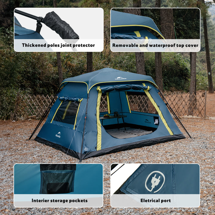 Cape™ Lite 4-Person Instant Cabin Tent - Naturehike