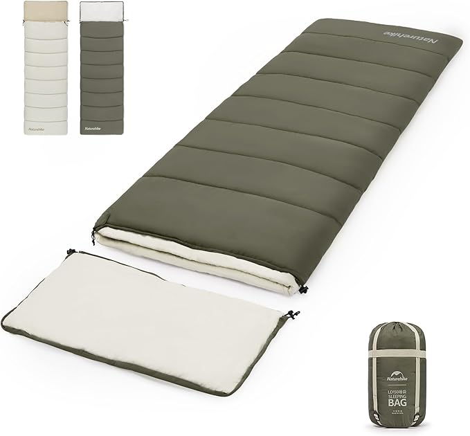 FlowLite™ LD150 Hooded Synthetic Sleeping Bag 54°F / 12°C - Naturehike