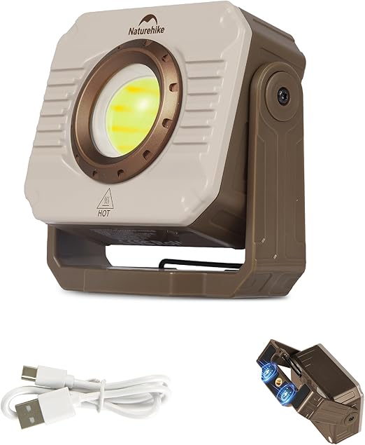 Naturehike LED Work Light 1200 Lumen Rechargeable Waterproof - Naturehike