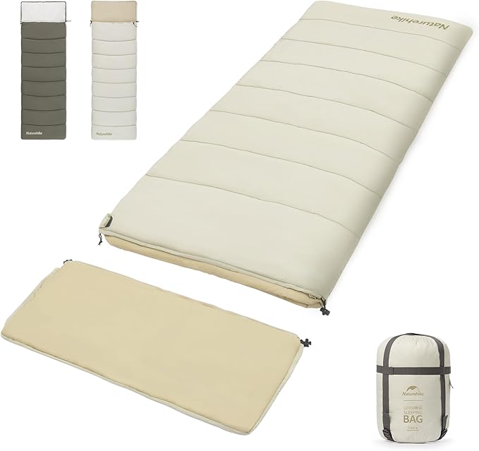 Naturehike LD350 4 Season Spliceable Camping Sleeping Bag for Adults & Kids - Naturehike
