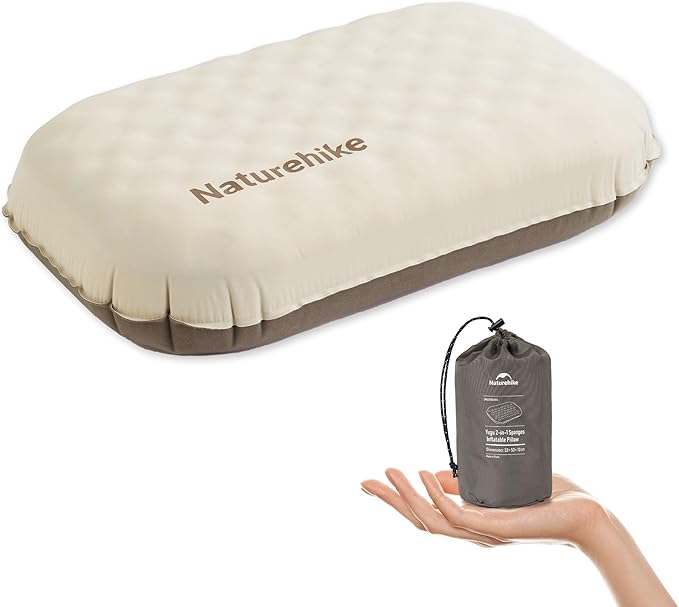YuGu™ Hybrid Foam-Inflatable Camping Pillow - Naturehike