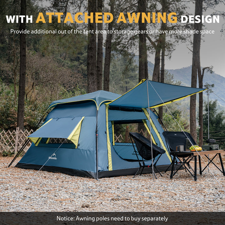 Cape™ Lite 4-Person Instant Cabin Tent - Naturehike