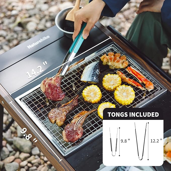 FieldVale™ Stainless Steel Folding BBQ Grill - Naturehike