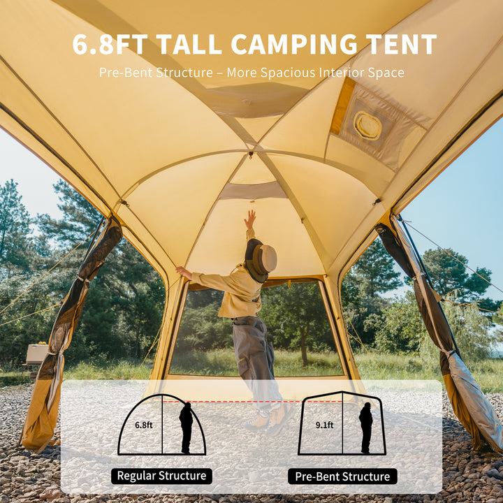 Dune™ 10.9 Pro 4-Person Hot Tent - Naturehike