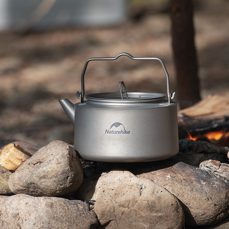 Lotte Pure Titanium Camping Kettle 0.8L - Naturehike
