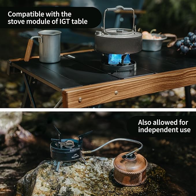 BlackStar™ High-Output Triple Burner Gas Stove - Naturehike