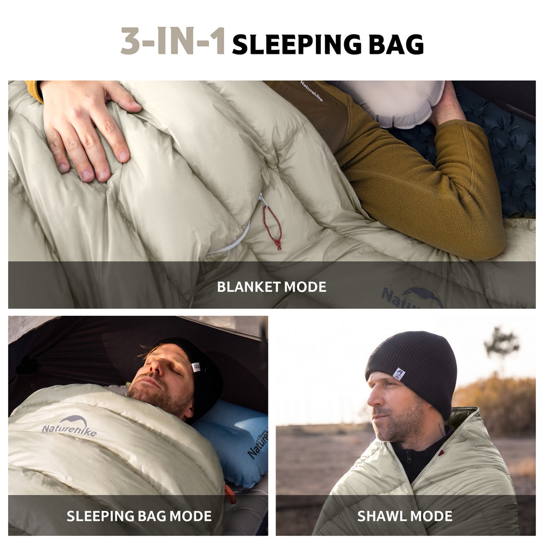 CW™ EXT Down Ultralight Sleeping Bag 50.9°F / 10.5°C - Naturehike