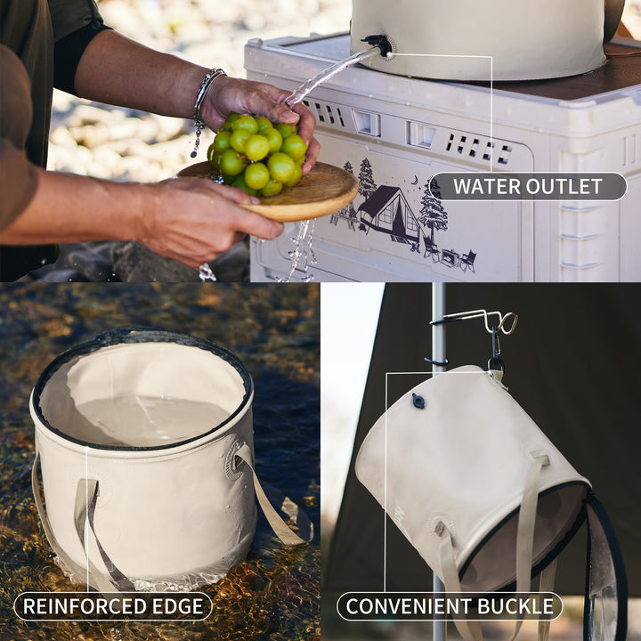Naturehike Foldable Waterproof Round Camping Bucket