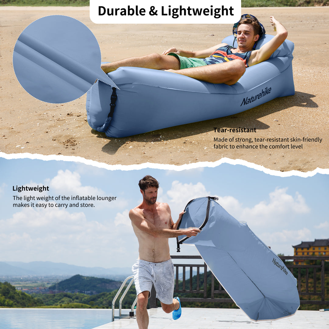 Double Lazy Inflatable Sofa With Pillow - Naturehike