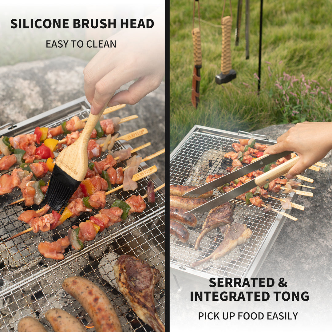4-Piece Barbecue Tool Set - Naturehike