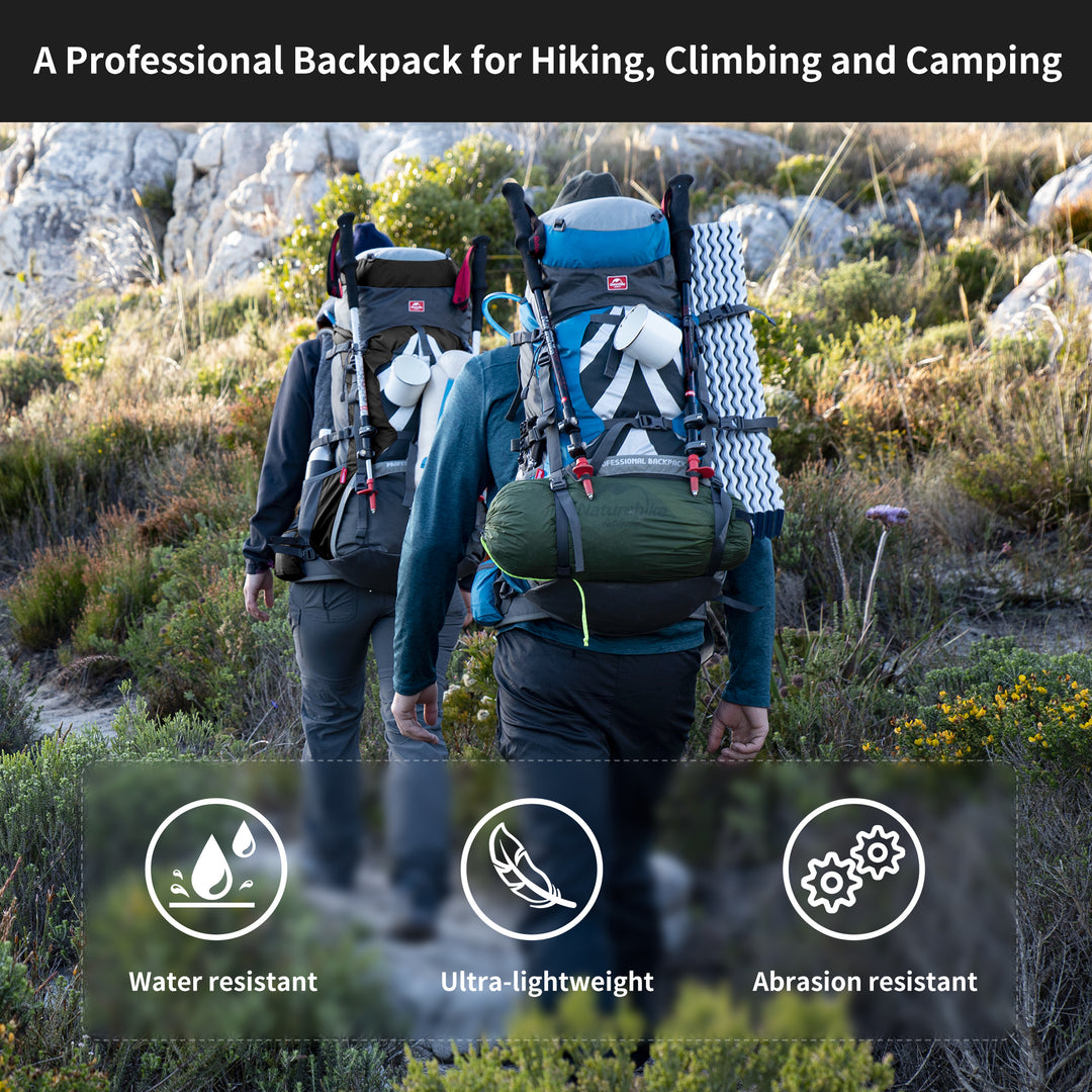 70+5L Mountaineering Backpack - Naturehike