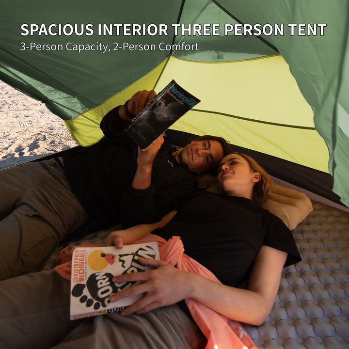 Mongar™ BASE 3-Person Backpacking Tent - Naturehike