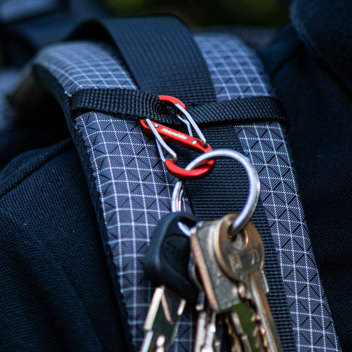 2-Pack S-Shaped Aluminum Alloy Carabiners