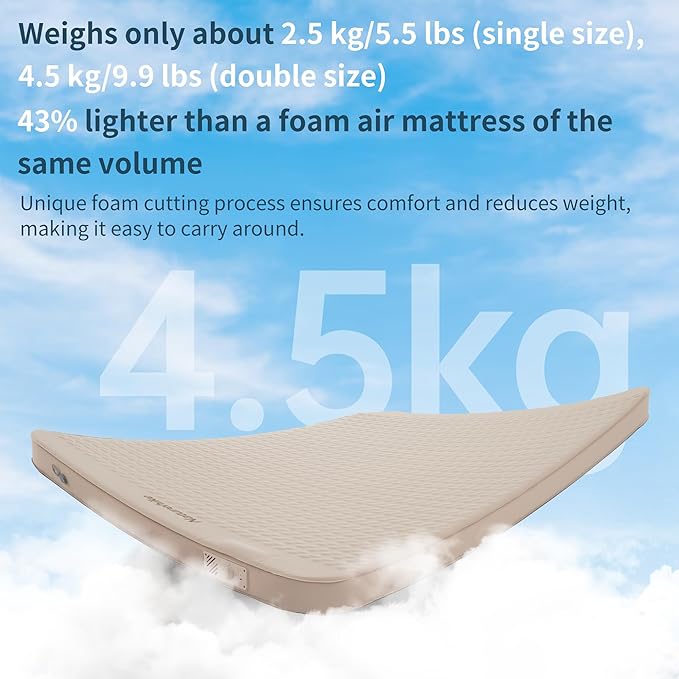 Yugu™ Self-Inflating Sleeping Pad with Built-In Pump - Naturehike