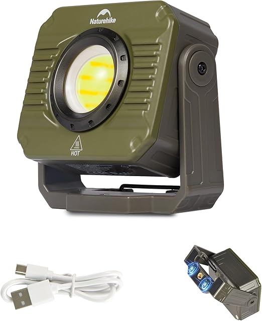 Naturehike LED Work Light 1200 Lumen Rechargeable Waterproof - Naturehike