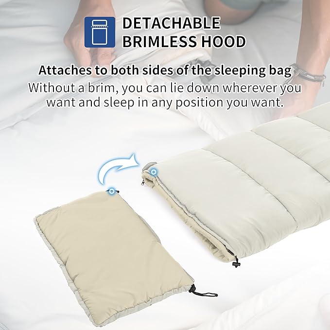 Naturehike LD250 Waterproof Sleeping Bag for All Seasons - Naturehike