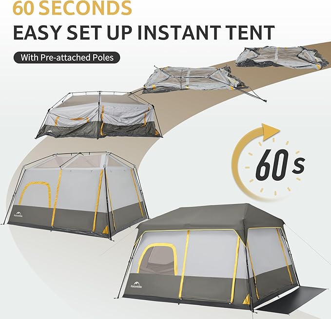 Cape™ 6-Person Pop-Up Camping Tent - Naturehike