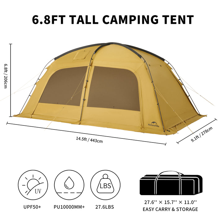 Dune™ 10.9 Pro 4-Person Hot Tent - Naturehike