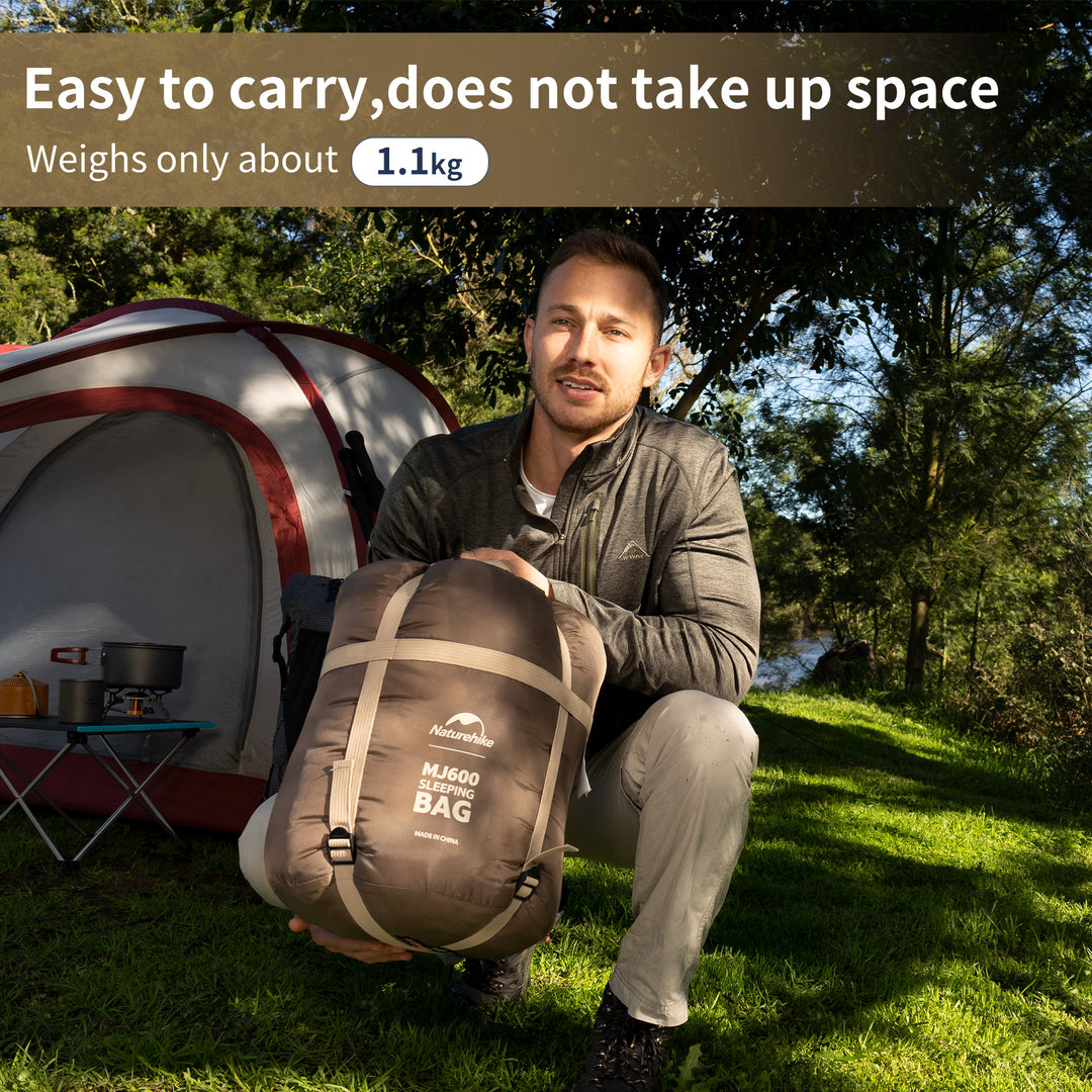Mujin™ MJ300 Synthetic Mummy Sleeping Bag 39°F / 4°C - Naturehike