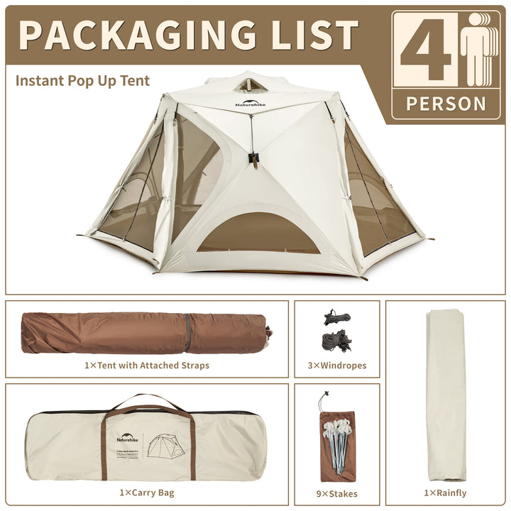 Cubby™ Instant Pop-up Camping Tent - Naturehike