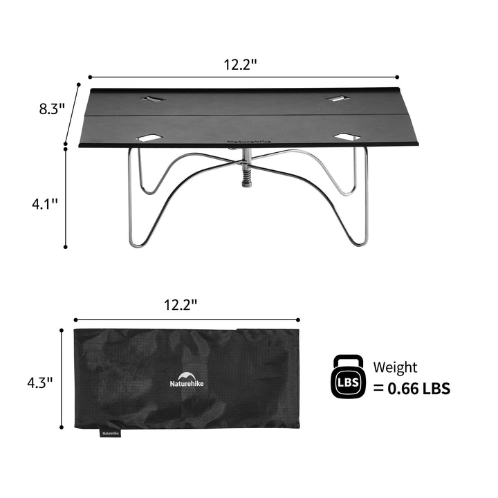 PeakLite™ X01 Portable Folding Camping Table - Naturehike
