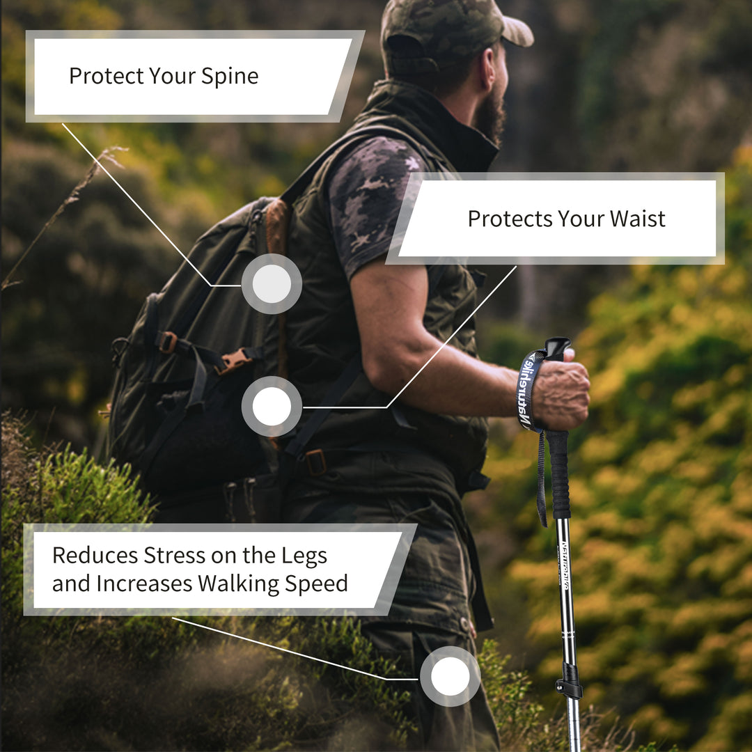 Sunlit™ 3-Section Aluminum Trekking Poles