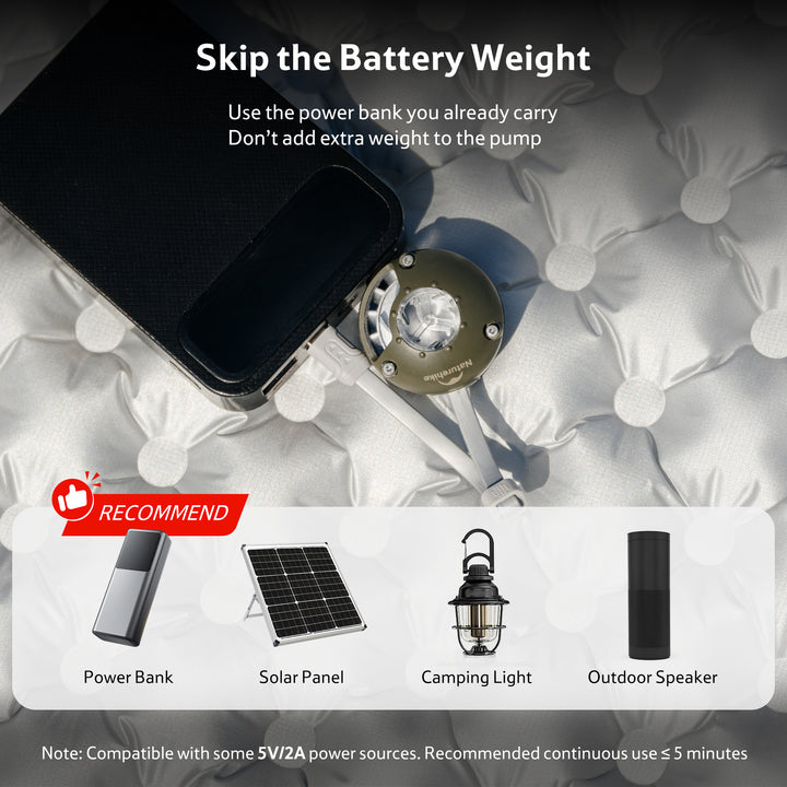 Wind-nano™ Ultralight Mini Air Pump - Naturehike
