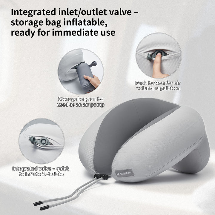 Yugu™ U-Shape Inflatable Travel Neck Pillow
