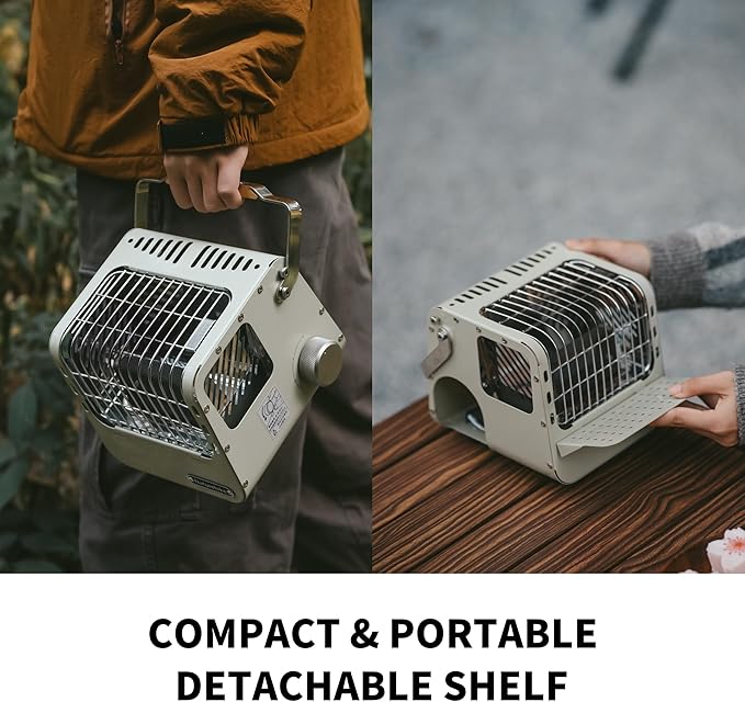Time™ 3-in-1 Portable Butane Camping Heater - Naturehike