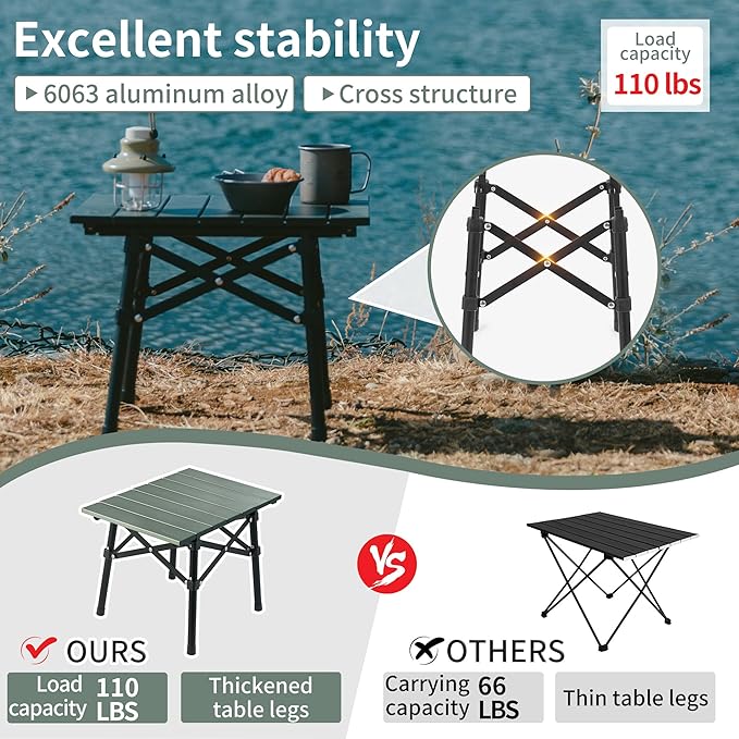 PeakLite™ L02 Folding Camping Table - Naturehike