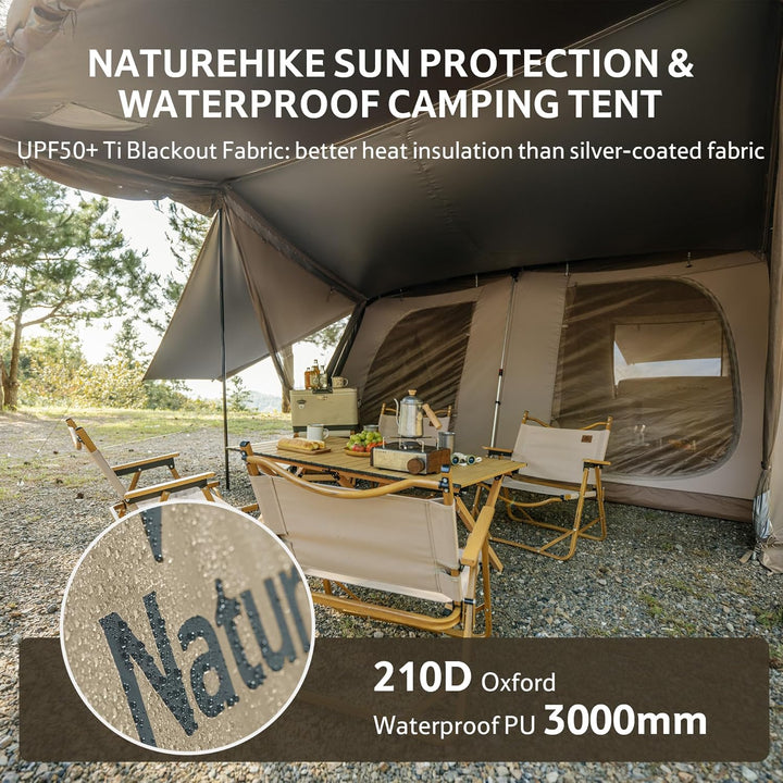 Village™ 13 Flagship PRO 8-Person Instant Cabin Tent - Naturehike
