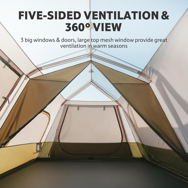 Cape™ 8-Person Pop-Up Camping Tent - Naturehike