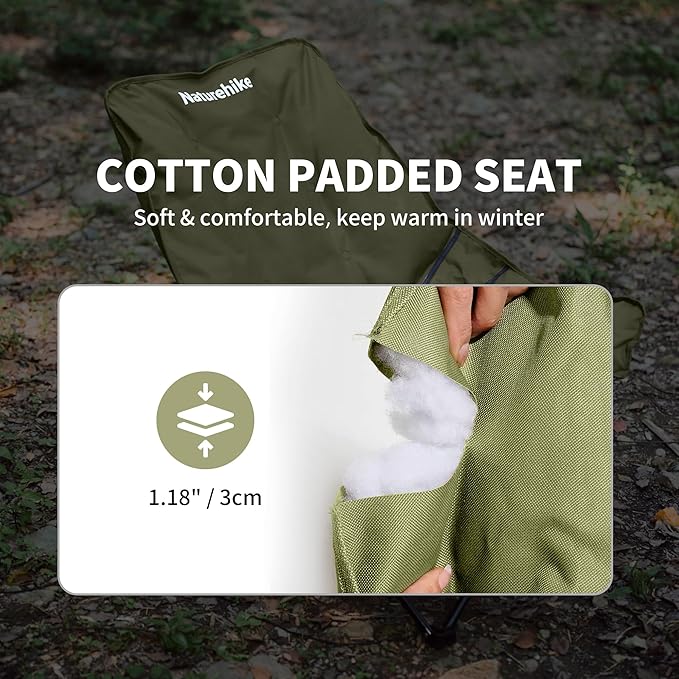 SeaStar™ High-Back Padded Camping Chair - Naturehike