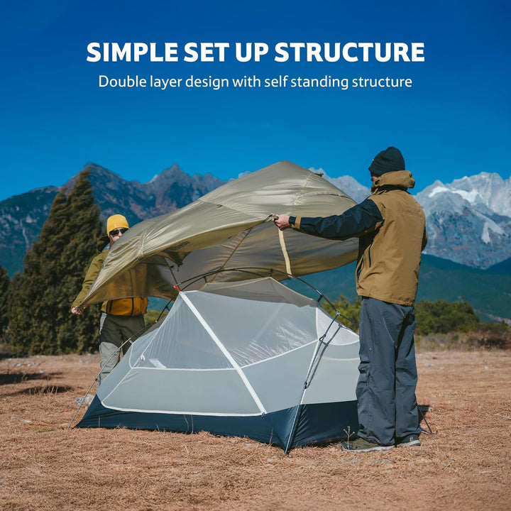 Mongar™ UL 2-Person Ultralight Backpacking Tent - Naturehike