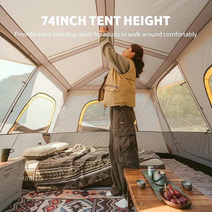 Cape™ 6-Person Pop-Up Camping Tent - Naturehike