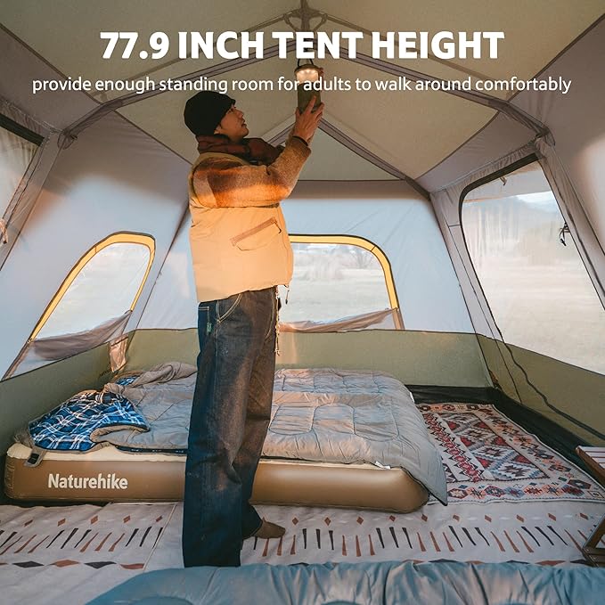 Cape™ 8-Person Pop-Up Camping Tent - Naturehike