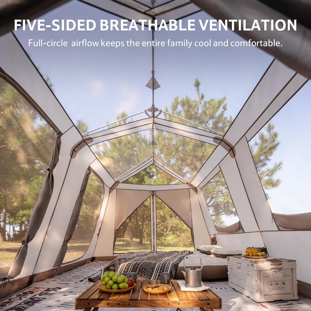 Village™ 13 Flagship PRO 8-Person Instant Cabin Tent - Naturehike
